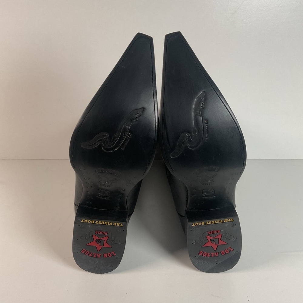 Los Altos Eel Skin Cowboy Boots | Exotic | Men’s 11 EE - Picture 2 of 16